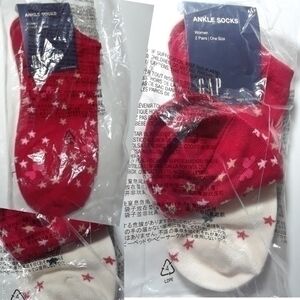 ☄Gap Stars And Hearts Women's Ankle Socks
